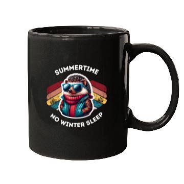 Discover Chill Hedgehog Summertime Mugs