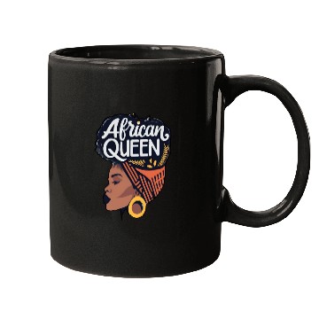 Discover African Queen Afrocentric Queen Mugs