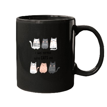 Discover gift for cat lover i was normal three cats Mugs