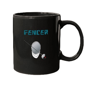 Discover Fencer fencing sport game Mugs