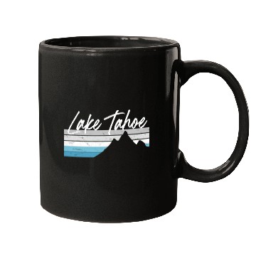 Discover Lake Tahoe Nevada California Mountain Skiing Py Mugs