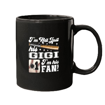 Discover I'M Not Just His Gigi I'M His Number One Fan Baseb Mugs