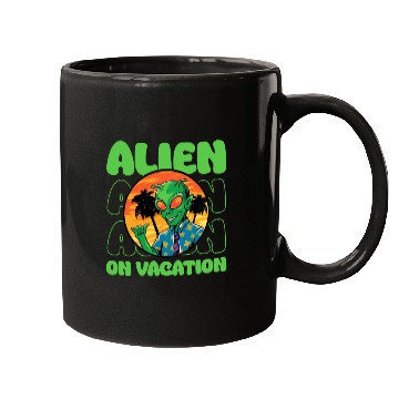 Discover Alien, Aliens, UFO, UAP, Space Unknown Flight Mugs