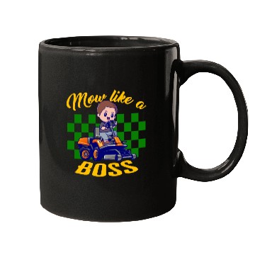Discover Mowing Gardening Mugs, Mow Like A Boss Mugs, Gift