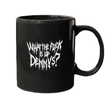 Discover WTF Is Up Dennys Mugs