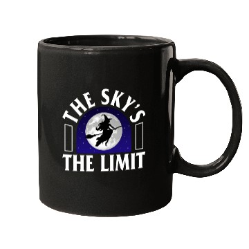 Discover Witch Mugs, The Sky's The Limit Mugs, Positive