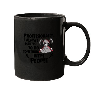 Discover Grim Reaper Funny, Working With People Mugs