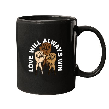 Discover Love Will Always Win Social Justice Kindness Mugs