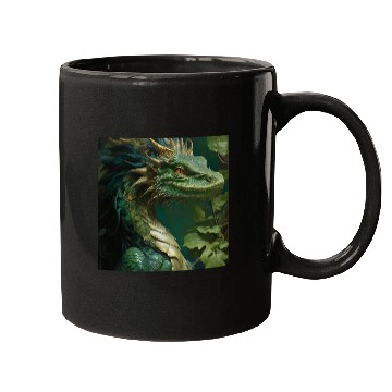 Discover green dragon Mugs
