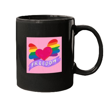 Discover Love Freedom Mugs