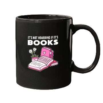 Discover Hoarding Books Librarian or Historian Gift Mugs