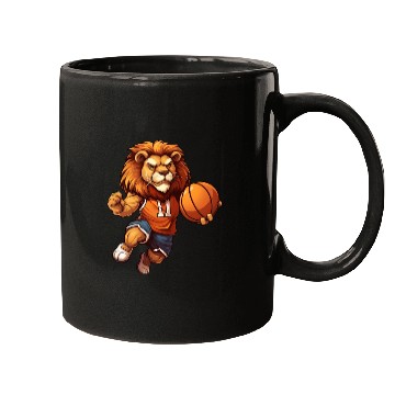 Discover Basketball player lion Mugs