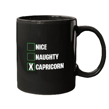 Discover Nice Naughty Capricorn Funny Horoscopes Mugs