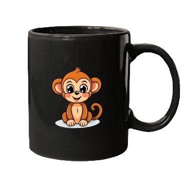 Discover Cute Monkey for Kids for a Kid Mugs