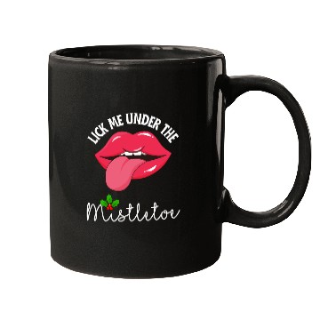 Discover Lick me under the mistletoe ugly Christmas sweater Mugs