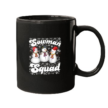 Discover Snowmen Sowman Squad Friends X-Mas Snow Lover Mugs