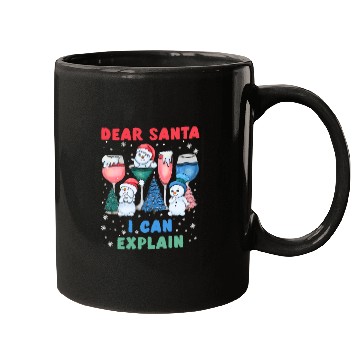 Discover Schneemann Dear Santa I can Explain Funny Mugs