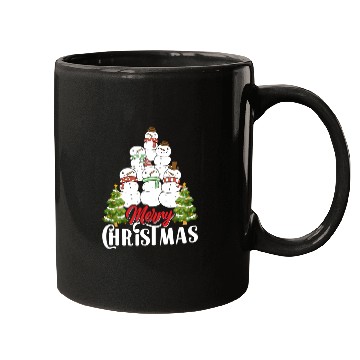 Discover Merry Christmas Snowmen Christmas Tree Mugs