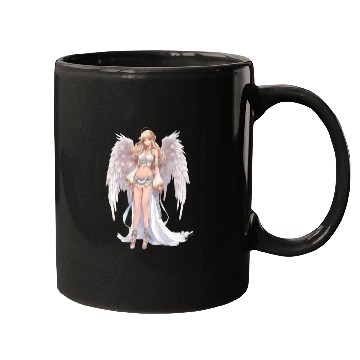 Discover Heavenly Divine Anime Angel Goddess Mugs
