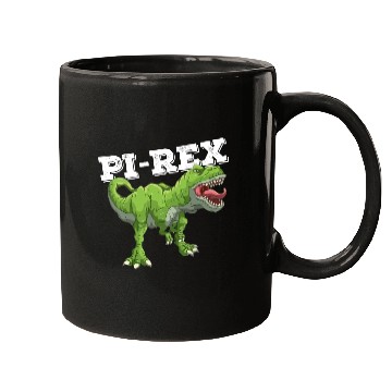 Discover Pi Rex Day Dinosaur Math Mathematics Mugs