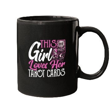 Discover This Girl Loves Her Tarot Cards Tarot Card Reading Mugs