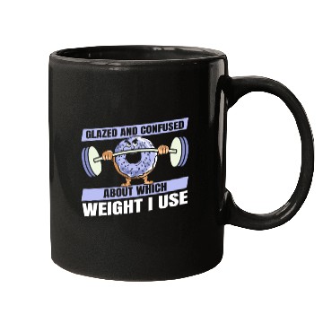 Discover Fitness Donut Funny Donut Gym Mugs