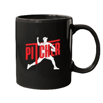 Discover Funny Baseball Gift Pitcher Mugs