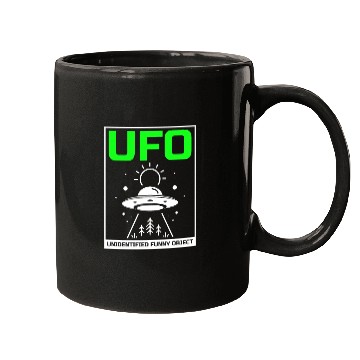 Discover Alien, Aliens, UFO, UAP, Space Unknown Flight Mugs