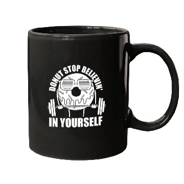 Discover Fitness Donut Funny Donut Gym Mugs