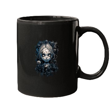 Discover Gothic Girl Halloween Fantasy Dark Mugs
