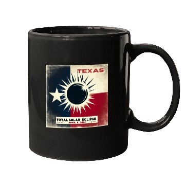 Discover Texas Total solar eclipse 2024 Mugs