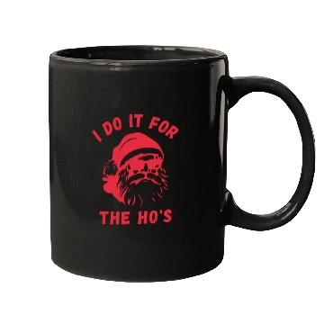 Discover I do it for the Ho's - Funny Christmas Xmas Design Mugs