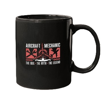 Discover Aircraft Mechanic Mom The Idol Airplane Engineer Mugs