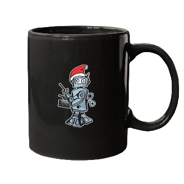 Discover 25 Hour Holiday Radio Show robot solo Mugs