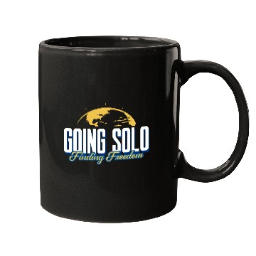 Discover Going Solo, Finding Freedom, Solo Travel, Travel, Mugs
