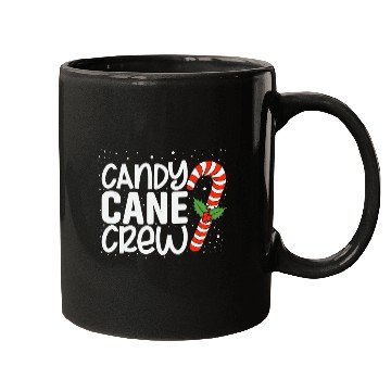 Discover Funny Christmas Candy cane crew Mugs