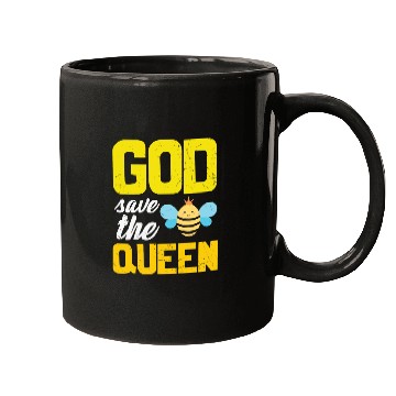 Discover Earth Quote God Save The Queen Bee Mugs
