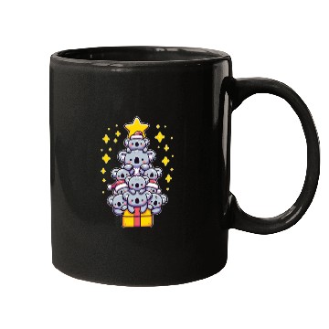 Discover Koala Christmas Tree Merry Christmas Mugs