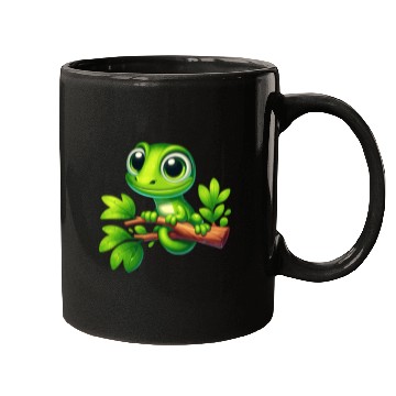 Discover Green Anole Lizard Mugs