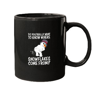 Discover Snowman Do you Wanna Know Where Snowflakes from Mugs