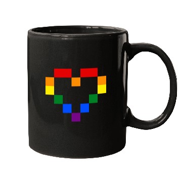 Discover Rainbow Heart Mugs