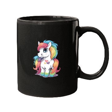 Discover Rainbow Baby Pony Mugs