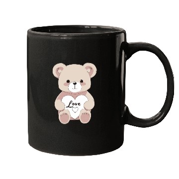 Discover Valentine Teddy Bear Mugs