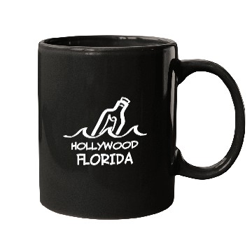 Discover Hollywood Florida Message In A Bottle Souvenirs Mugs