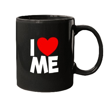 Discover I Love Me Red Heart Self Love Affirmation Mugs