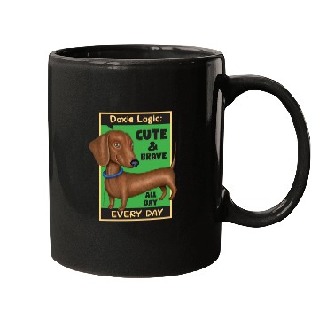 Discover Dachshund Logic Mugs