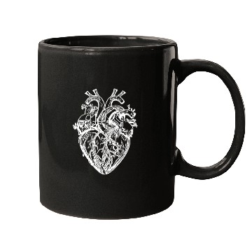Discover Geometric Playful Tattoo Shape Heart Mugs