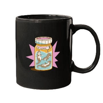 Discover Joyful Otter Jar Mugs
