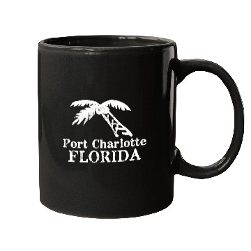 Discover Port Charlotte Florida Palm Tree Souvenirs Gifts Mugs