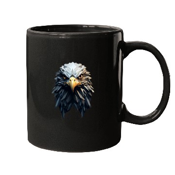 Discover Geometric Eagle Animation Mugs